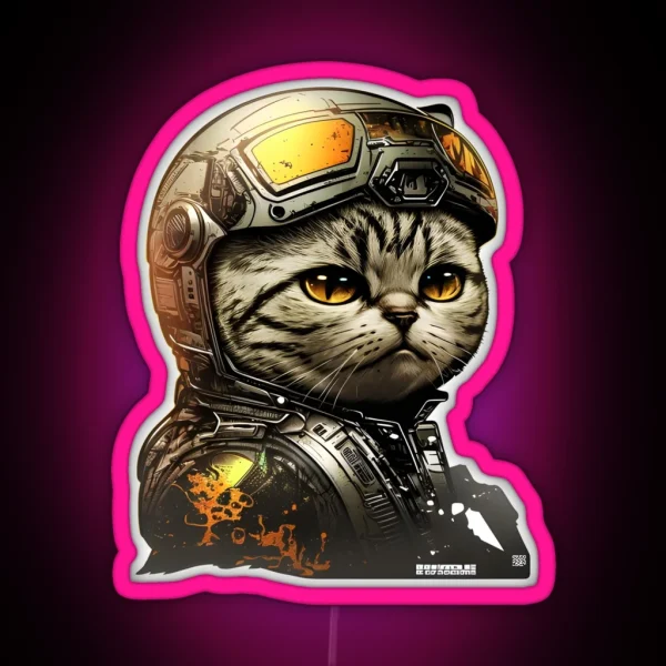 Cat RGB Neon Sign
