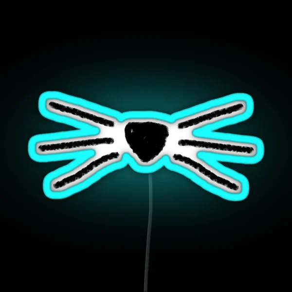 Cat Whiskers RGB Neon Sign