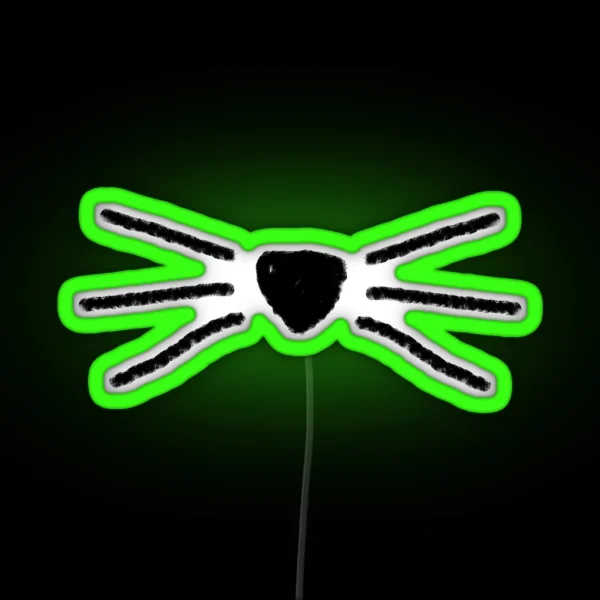 Cat Whiskers RGB Neon Sign