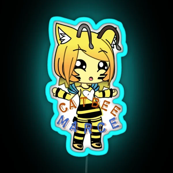 Catbee Marce RGB Neon Sign
