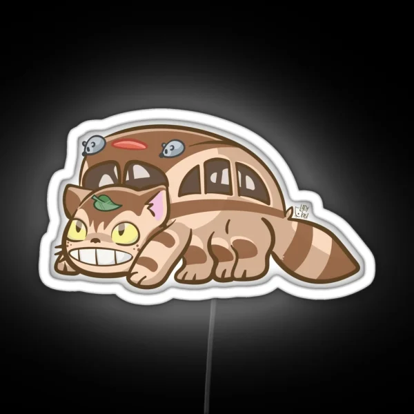 Catbus My Neighbor Totoro RGB Neon Sign