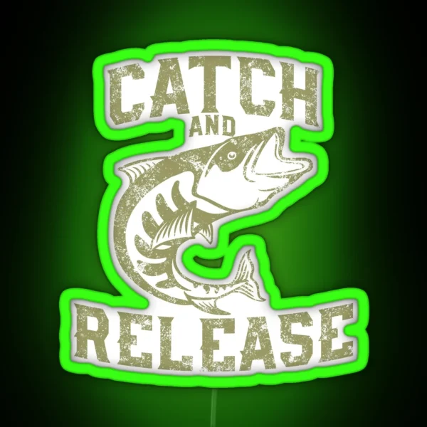 Catch And Release RGB Neon Sign