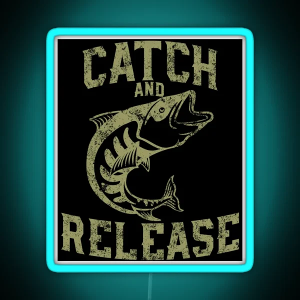 Catch And Release RGB Neon Sign