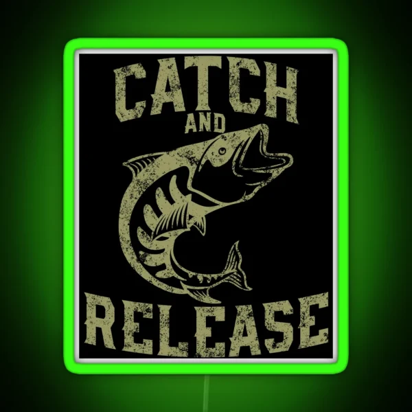 Catch And Release RGB Neon Sign