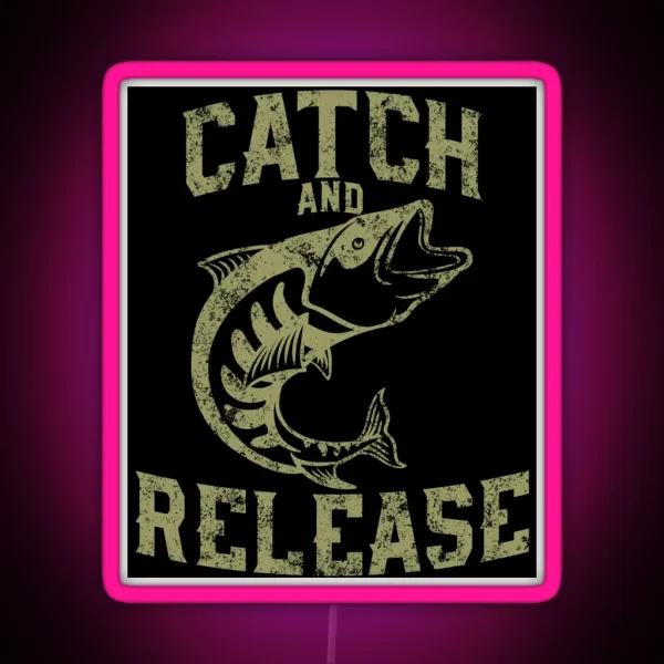Catch And Release RGB Neon Sign