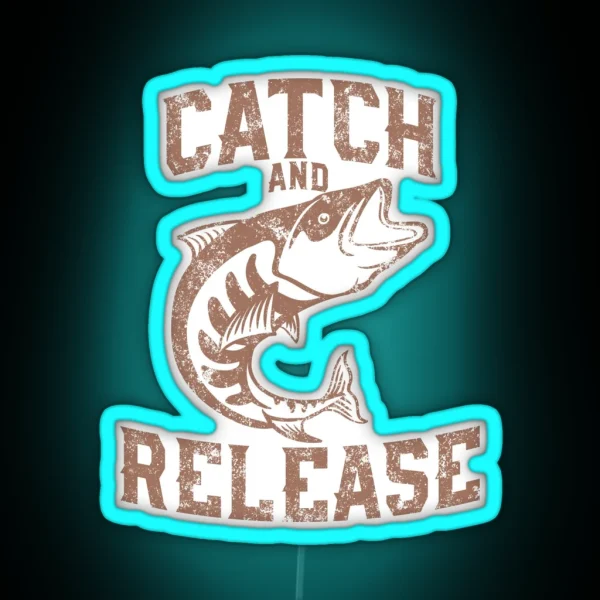 Catch And Release RGB Neon Sign