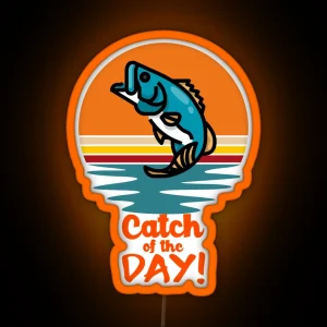 Catch Of The Day Fishing RGB Neon Sign