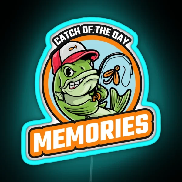 Catch Of The Day Memories RGB Neon Sign