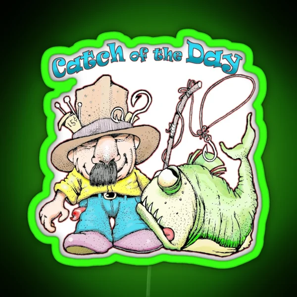 Catch Of The Day RGB Neon Sign