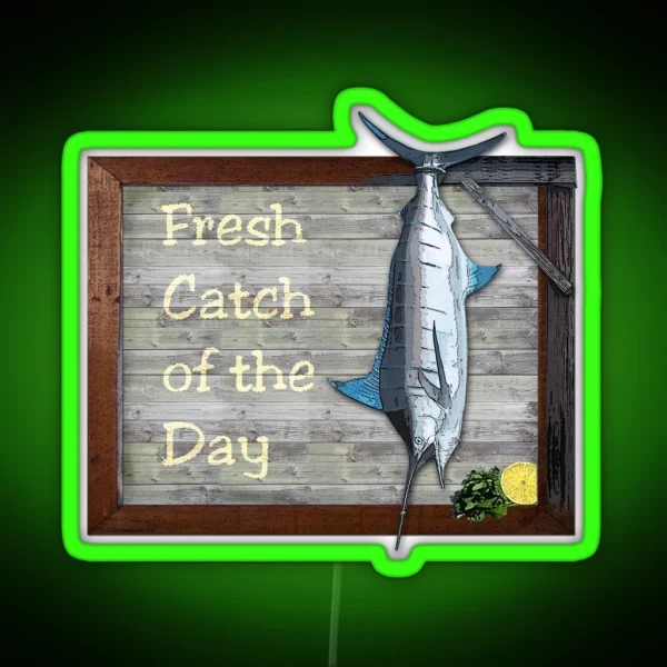 Catch Of The Day RGB Neon Sign