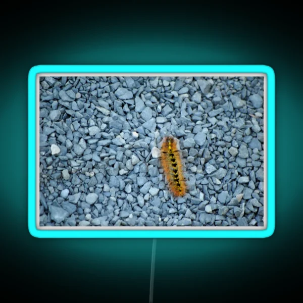 Caterpillar On Walkway RGB Neon Sign