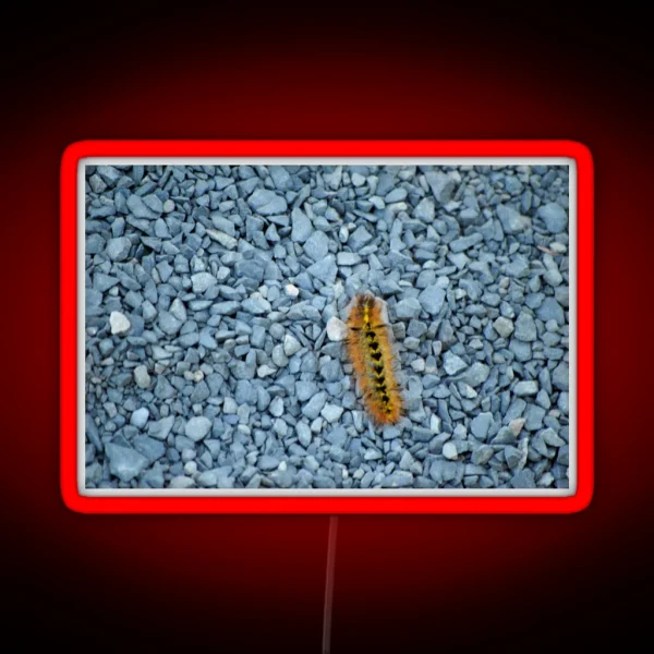 Caterpillar On Walkway RGB Neon Sign