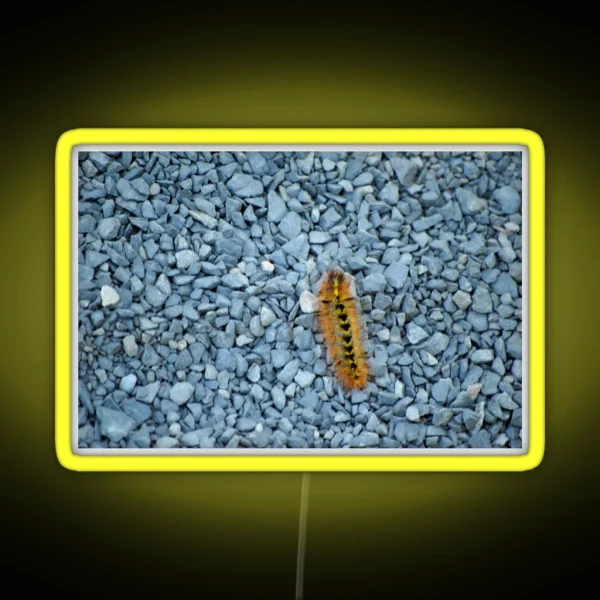 Caterpillar On Walkway RGB Neon Sign