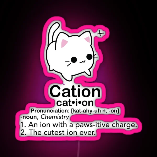 Cation RGB Neon Sign