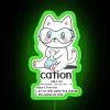 Cation Science Pun Cat New RGB Neon Sign - Image 4