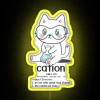 Cation Science Pun Cat New RGB Neon Sign - Image 5