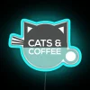 Cats And Coffee RGB Neon Sign - Image 3