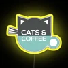 Cats And Coffee RGB Neon Sign - Image 5