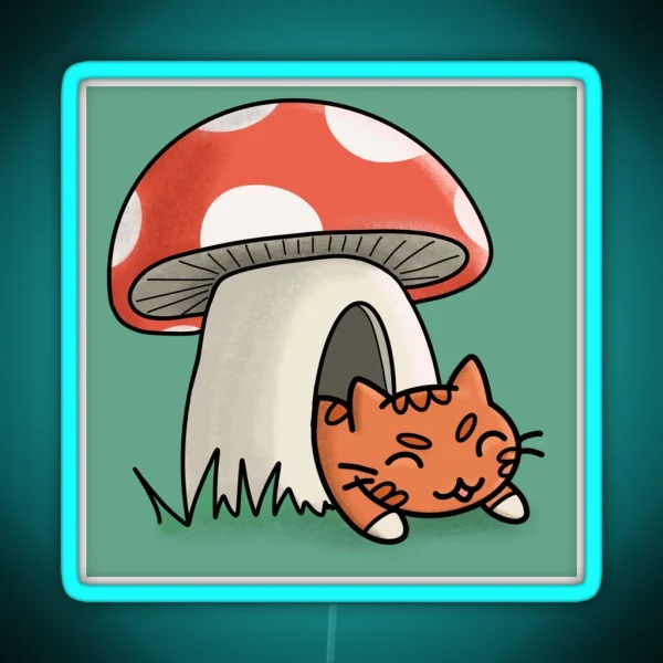 Catshroom RGB Neon Sign