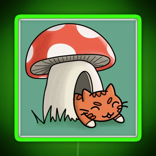 Catshroom RGB Neon Sign