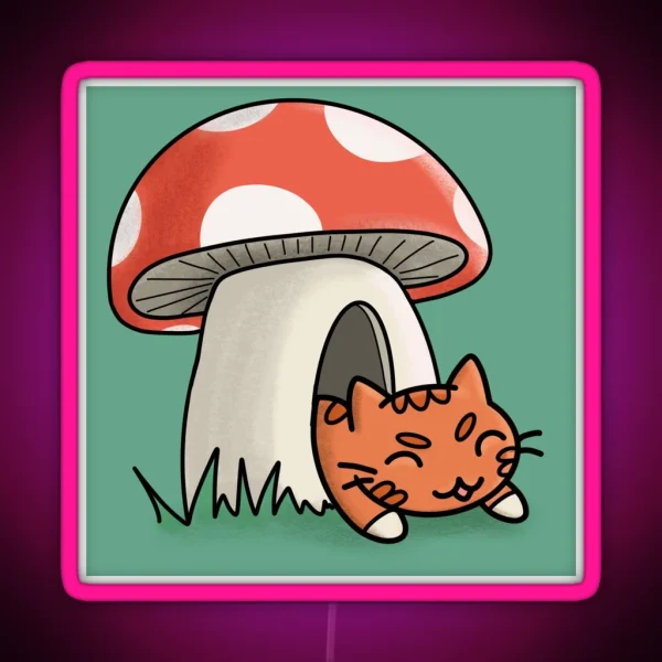 Catshroom RGB Neon Sign