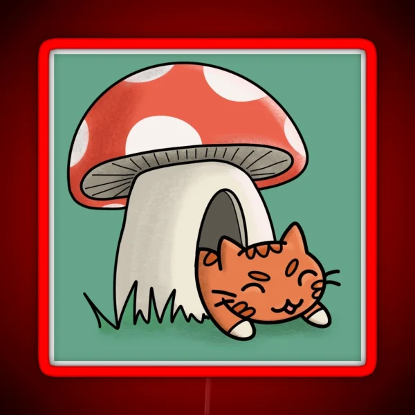 Catshroom RGB Neon Sign