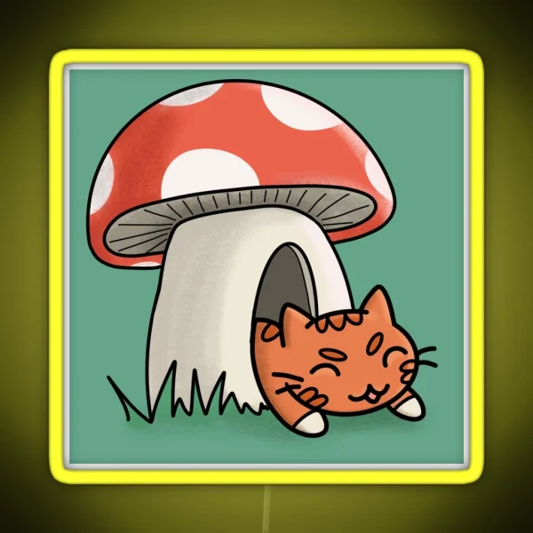 Catshroom RGB Neon Sign