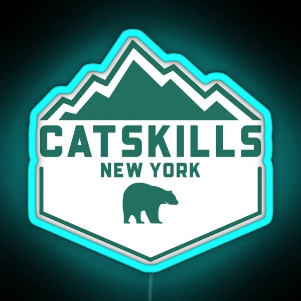 Catskills New York Outdoors RGB Neon Sign