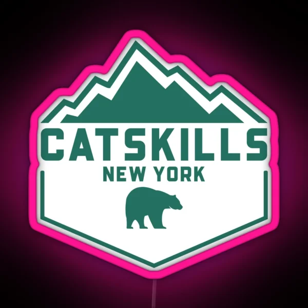 Catskills New York Outdoors RGB Neon Sign