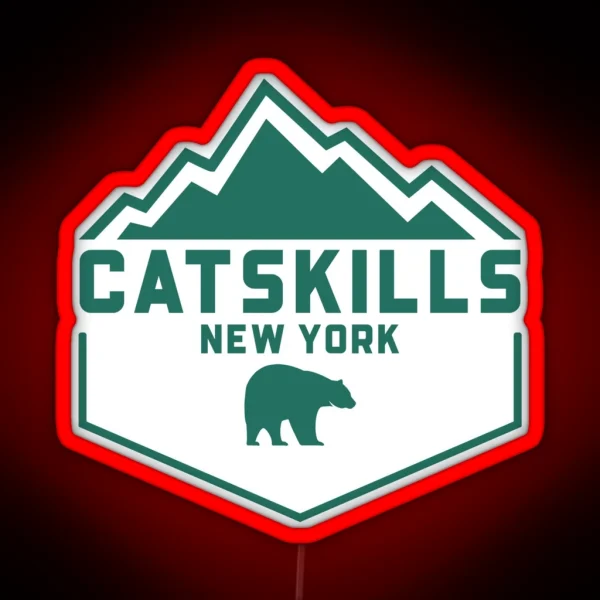 Catskills New York Outdoors RGB Neon Sign