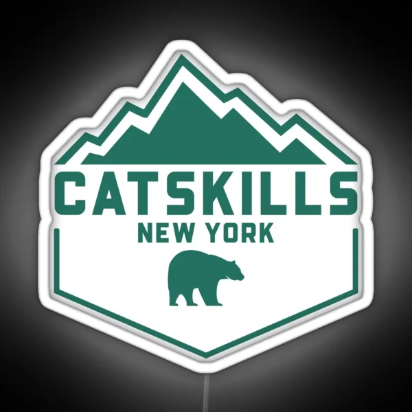 Catskills New York Outdoors RGB Neon Sign