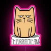 Cattitude RGB Neon Sign