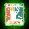 Catzilla Funny Catzilla RGB Neon Sign - Image 4