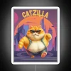 Catzilla Funny RGB Neon Sign - Image 4