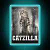 Catzilla Gift Funny Cat Cat Gifts For Him RGB Neon Sign - Image 2