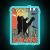 Catzilla Japanese Funny Retro Catzilla RGB Neon Sign - Image 2
