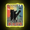 Catzilla Japanese Funny Retro Catzilla RGB Neon Sign - Image 5