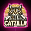 Catzilla Japanese Retro Vintage Sunset Cat Kitten Lovers RGB Neon Sign - Image 6