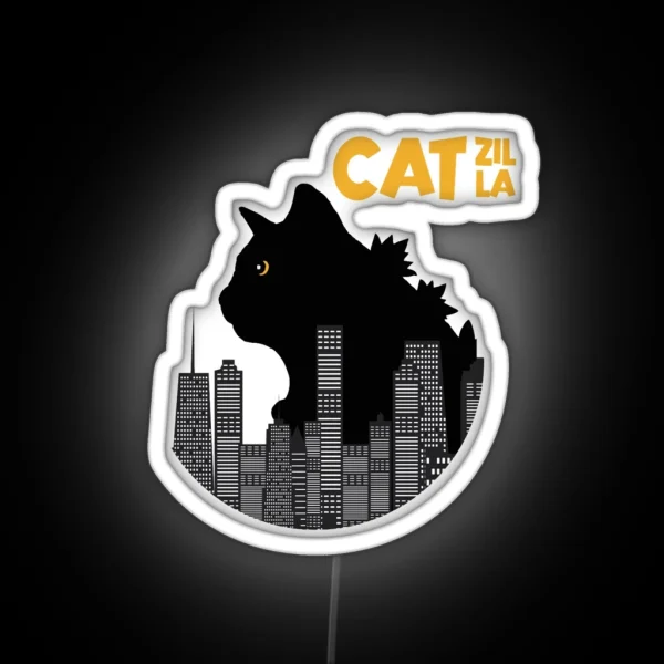 Catzilla Monster Japan RGB Neon Sign