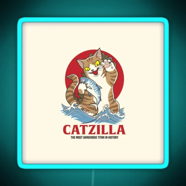 Catzilla RGB Neon Sign