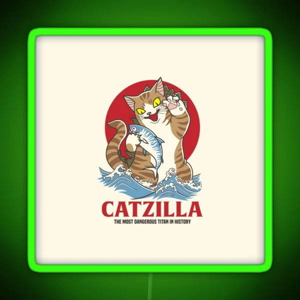 Catzilla RGB Neon Sign