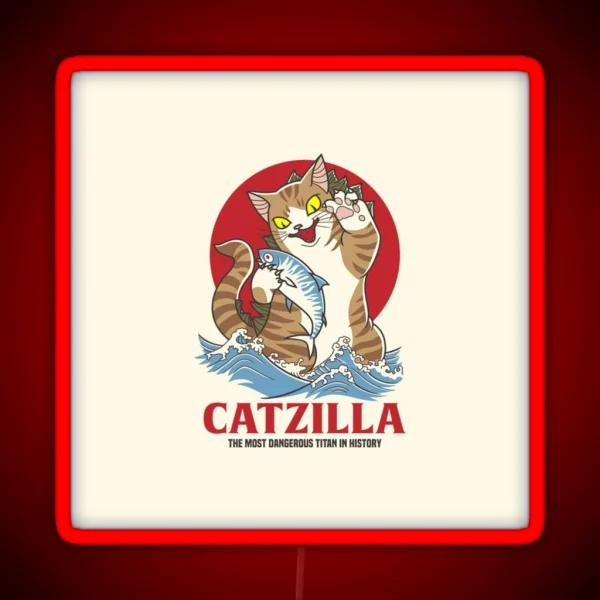 Catzilla RGB Neon Sign