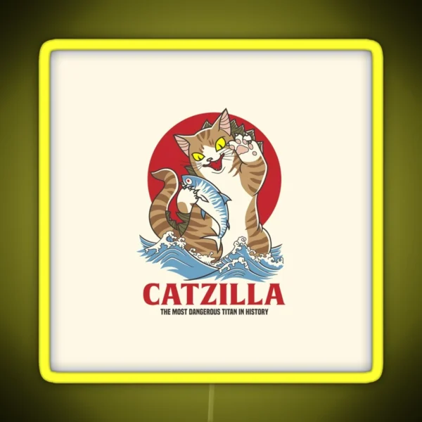 Catzilla RGB Neon Sign