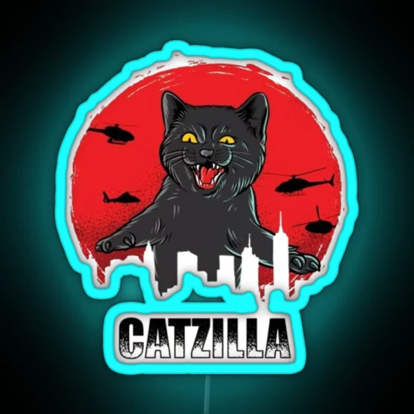 Catzilla RGB Neon Sign