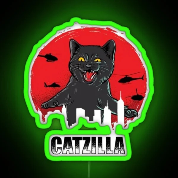 Catzilla RGB Neon Sign