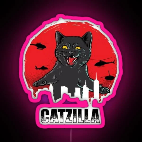 Catzilla RGB Neon Sign