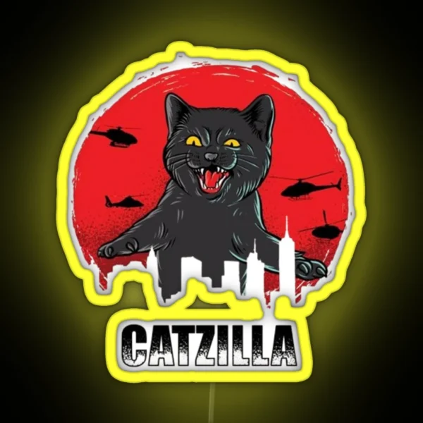 Catzilla RGB Neon Sign