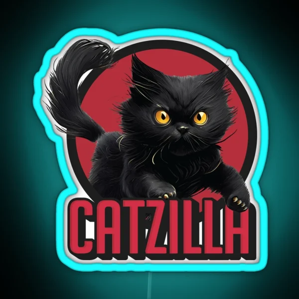 Catzilla RGB Neon Sign