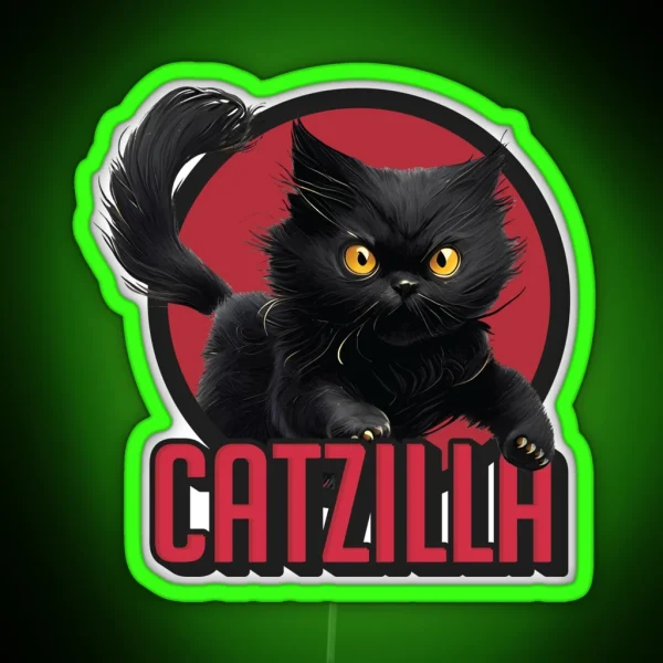 Catzilla RGB Neon Sign