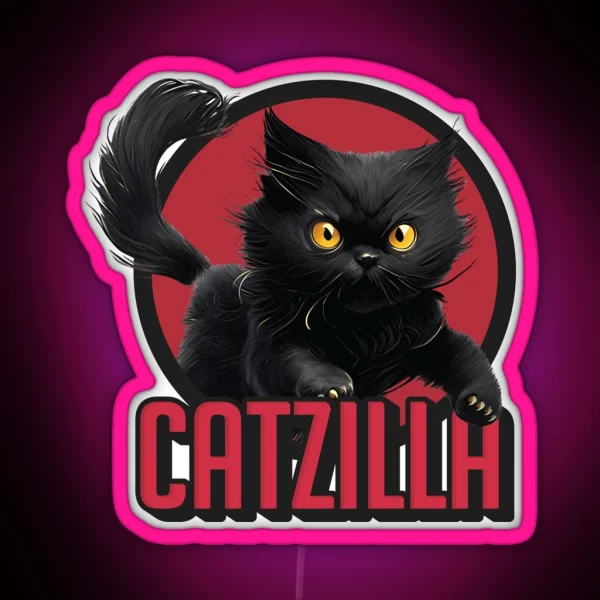 Catzilla RGB Neon Sign